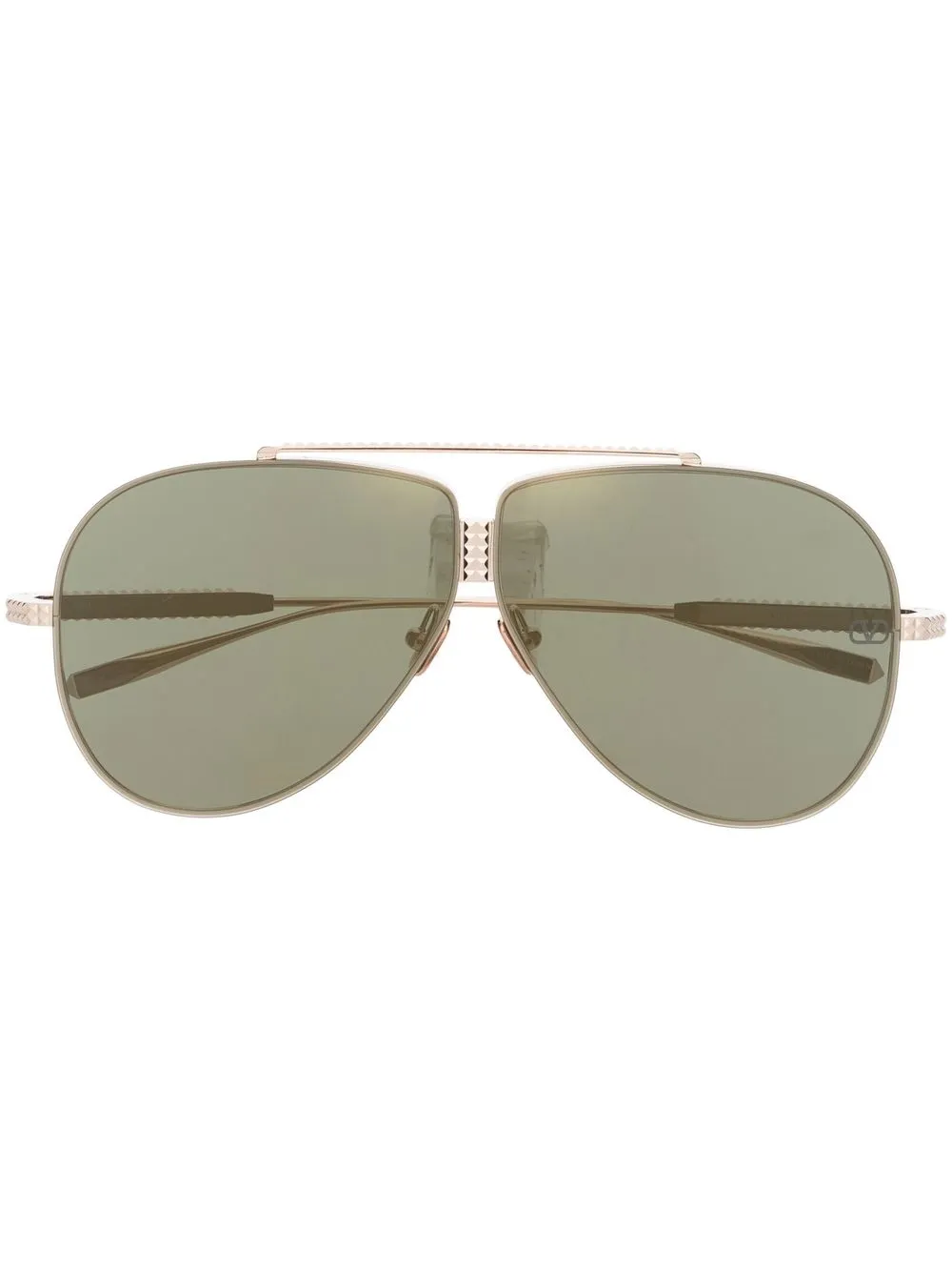 

Valentino Eyewear lentes de sol con armazón estilo piloto - Dorado