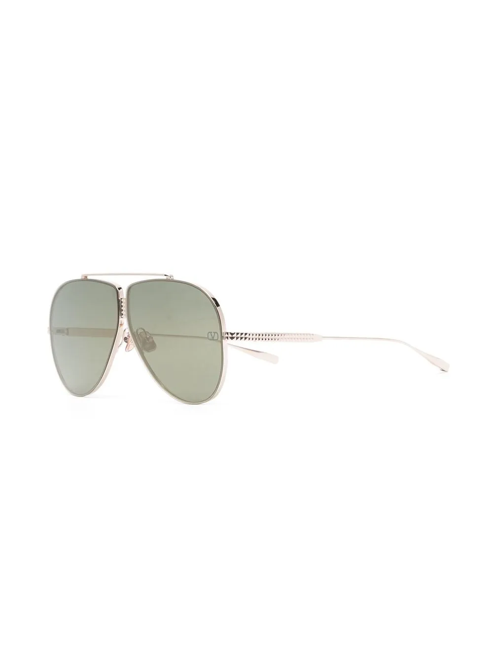 Valentino Eyewear Zonnebril met piloten montuur - Goud