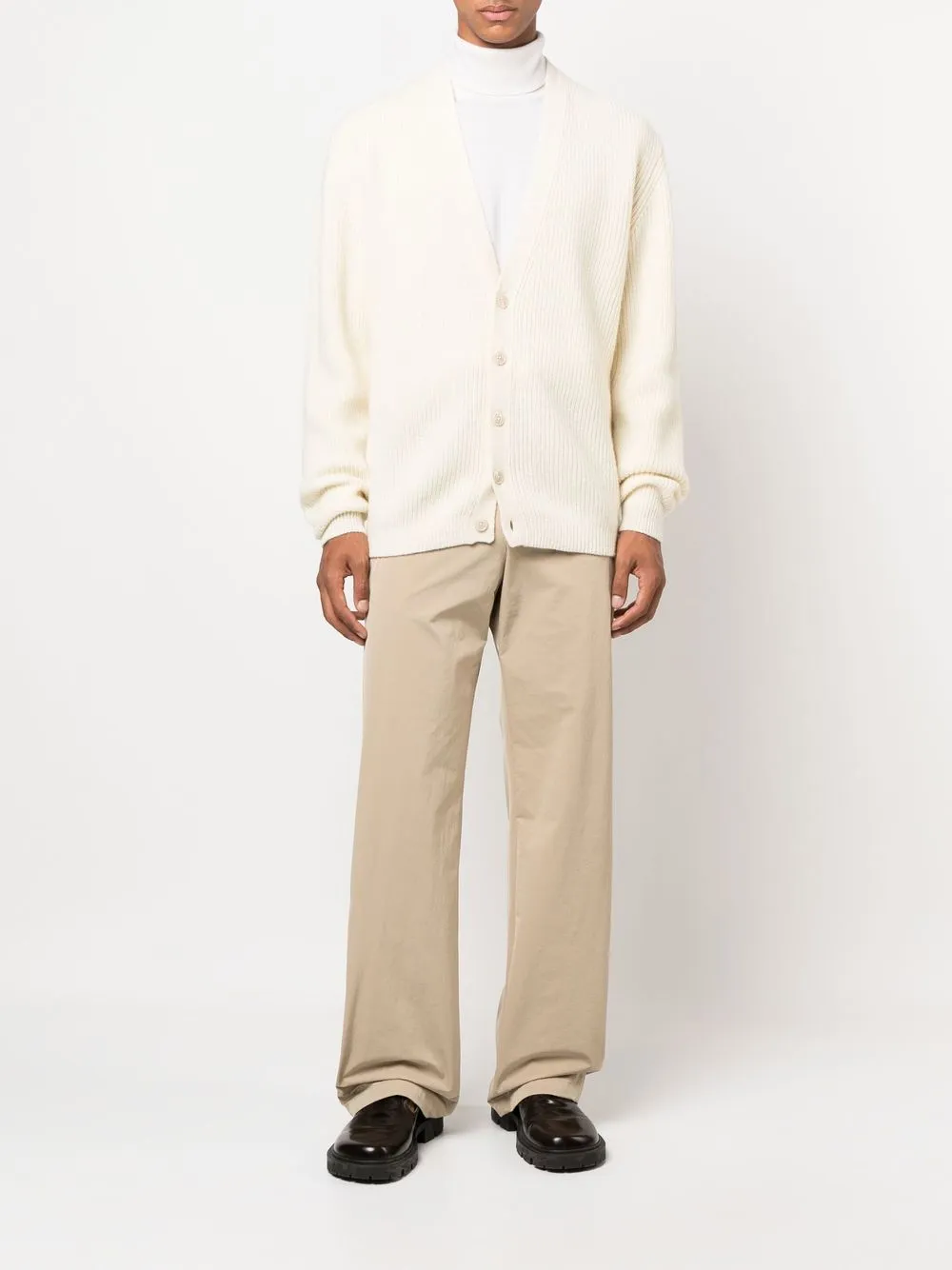 Lemaire Button-down vest - Beige