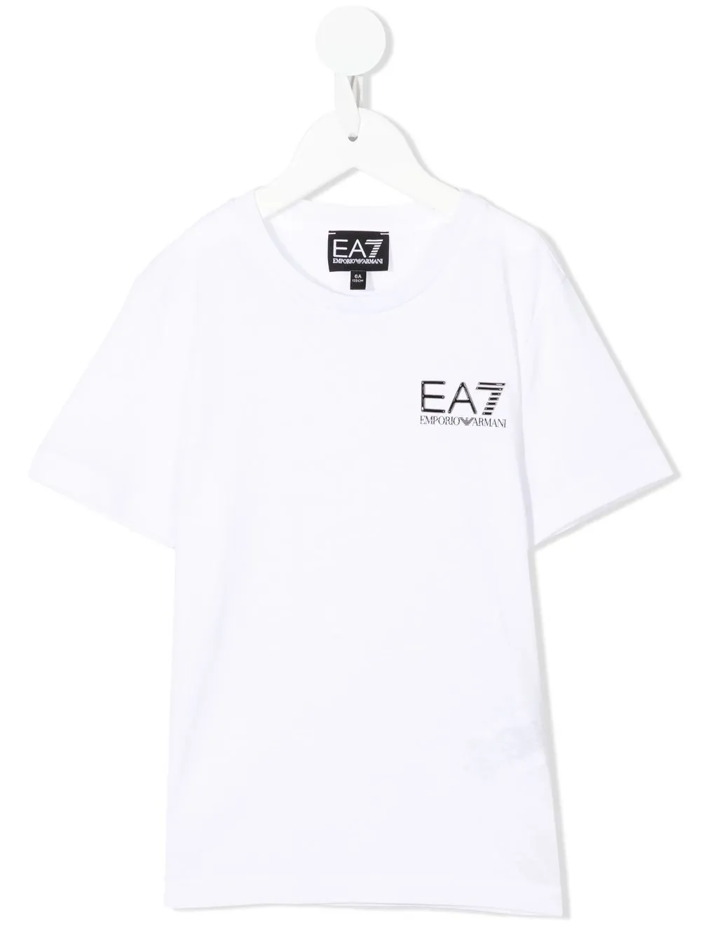 

Emporio Armani Kids chest logo-print detail T-shirt - White