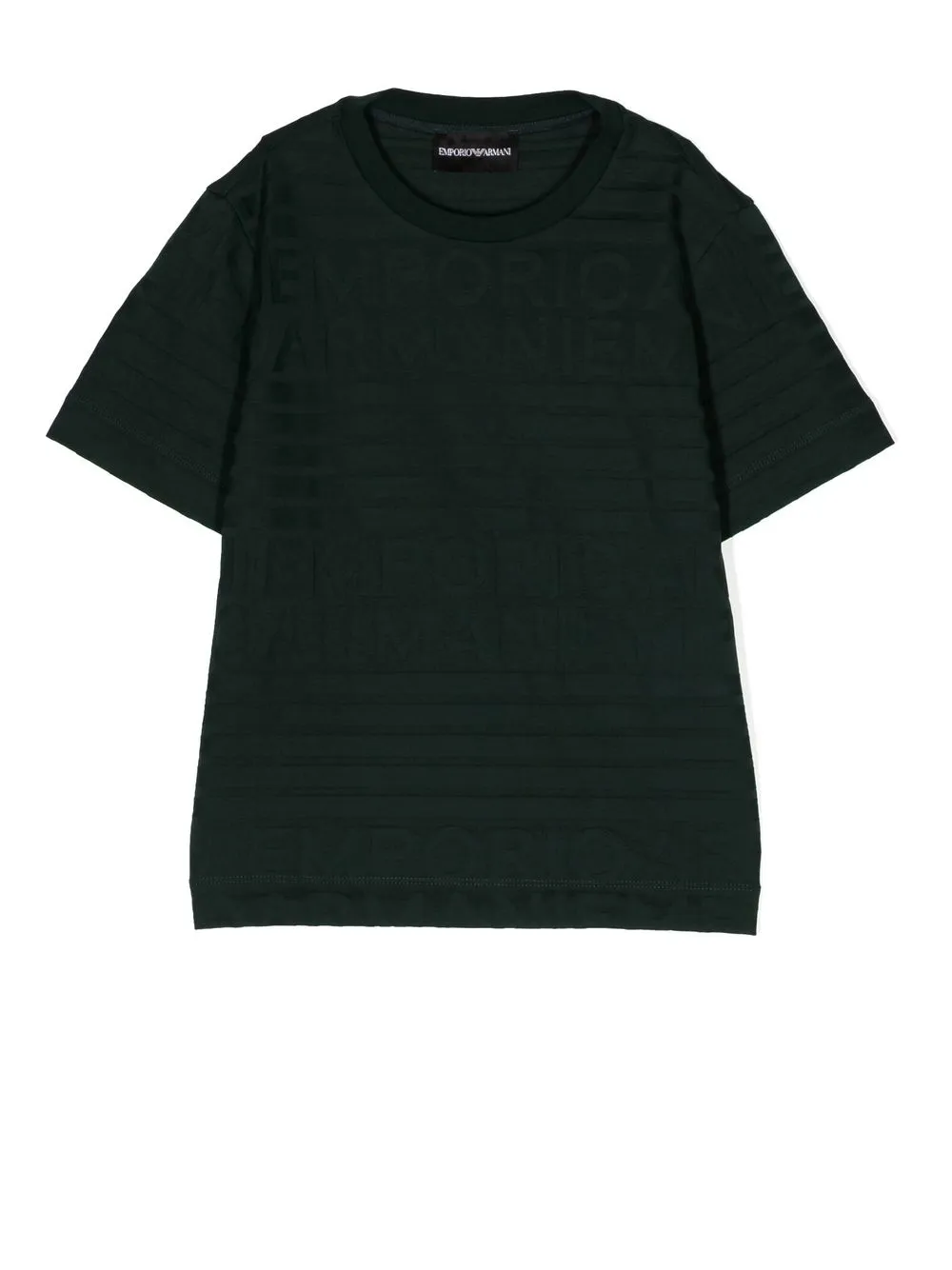 

Emporio Armani Kids logo-print short-sleeve T-shirt - Green