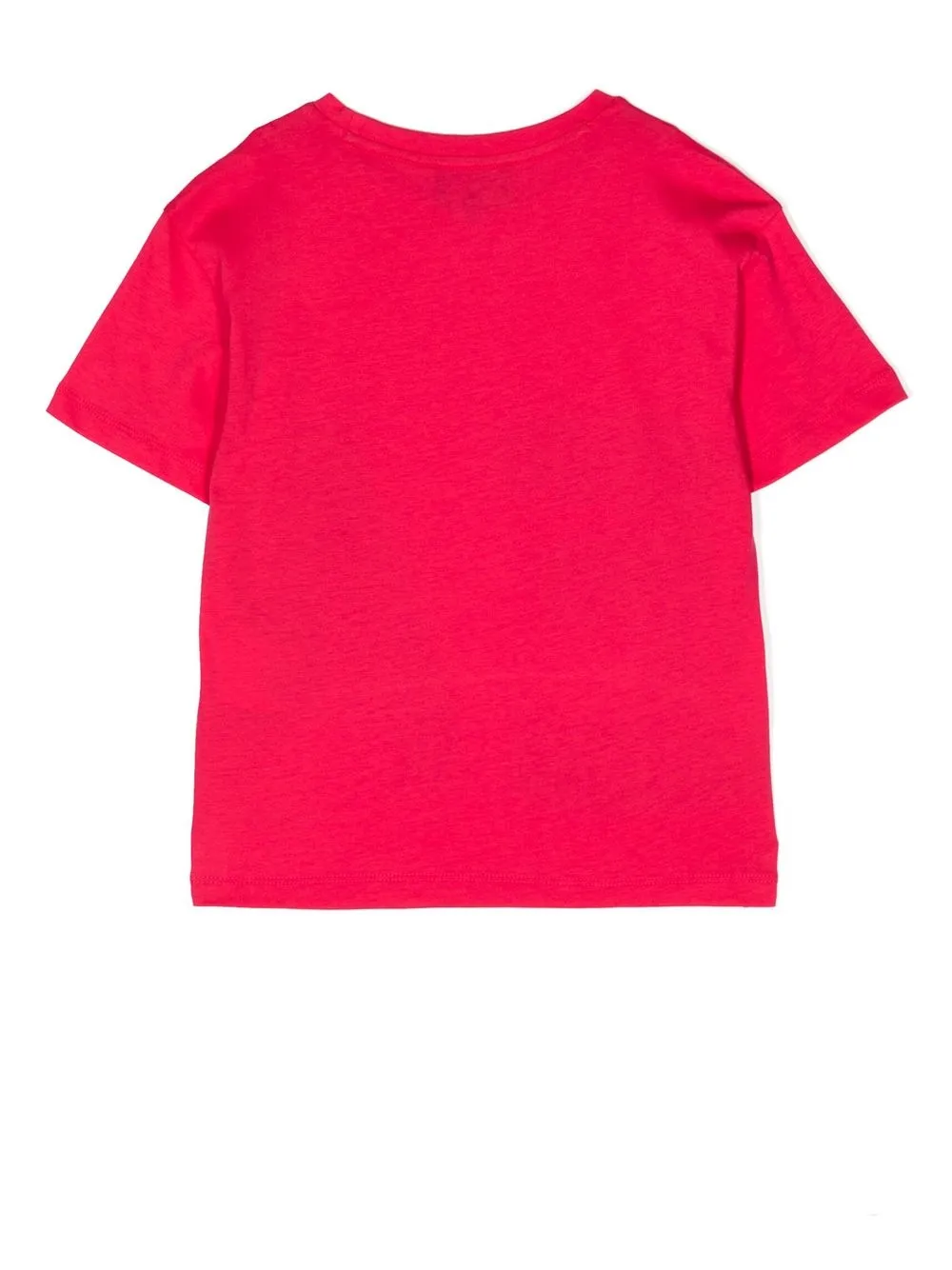 Emporio Armani Kids logo-print shorts-sleeve T-shirt - Roze