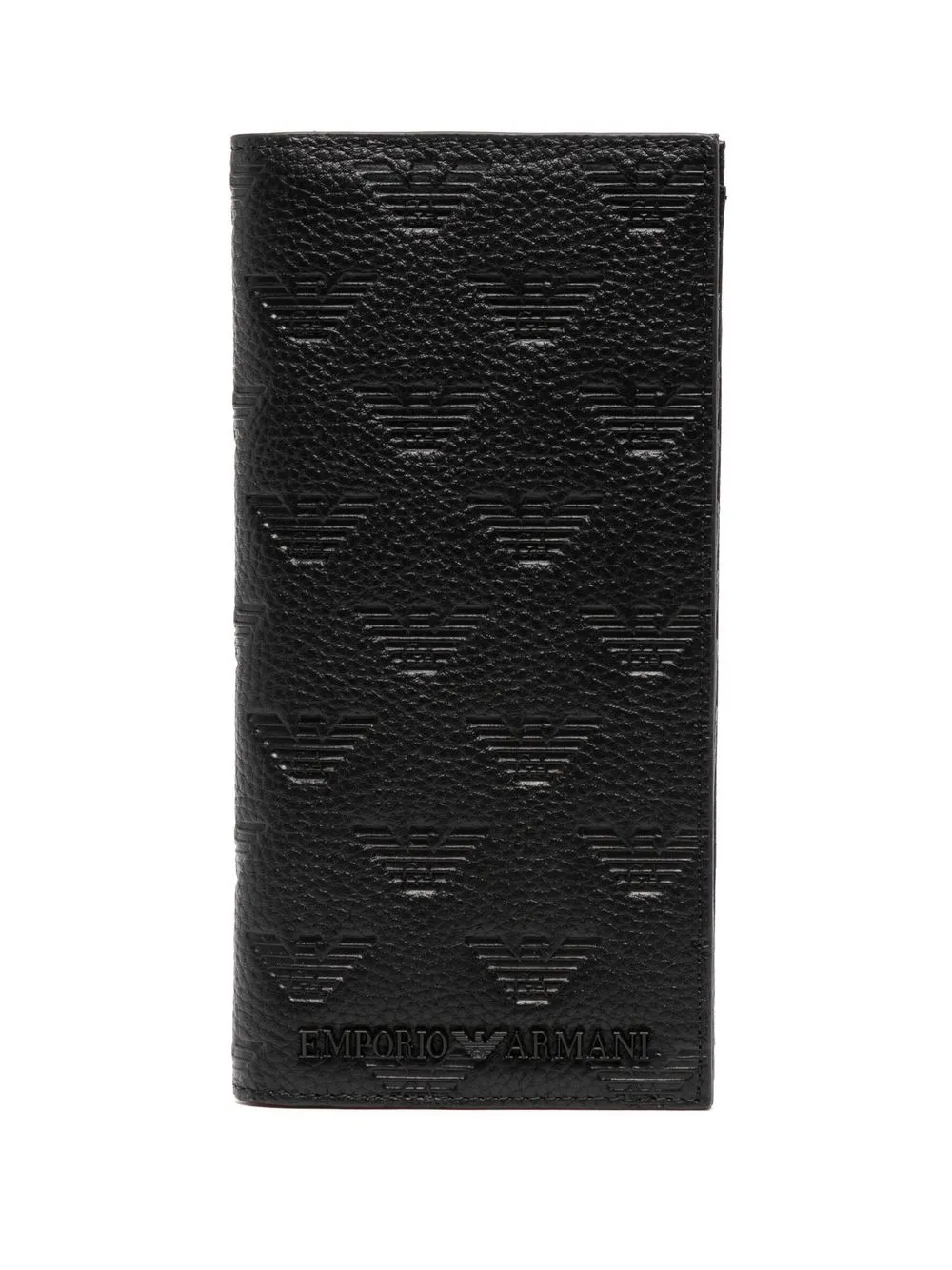 

Emporio Armani Yen logo-embossed wallet - Black