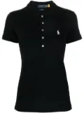 Polo Ralph Lauren Julie slim polo shirt - Black