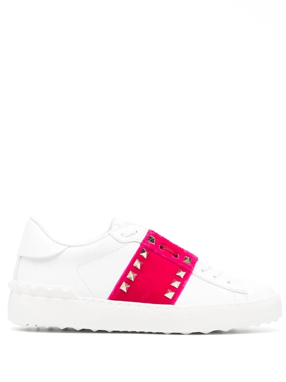 

Valentino Garavani tenis bajos Rockstud Untitled - Blanco