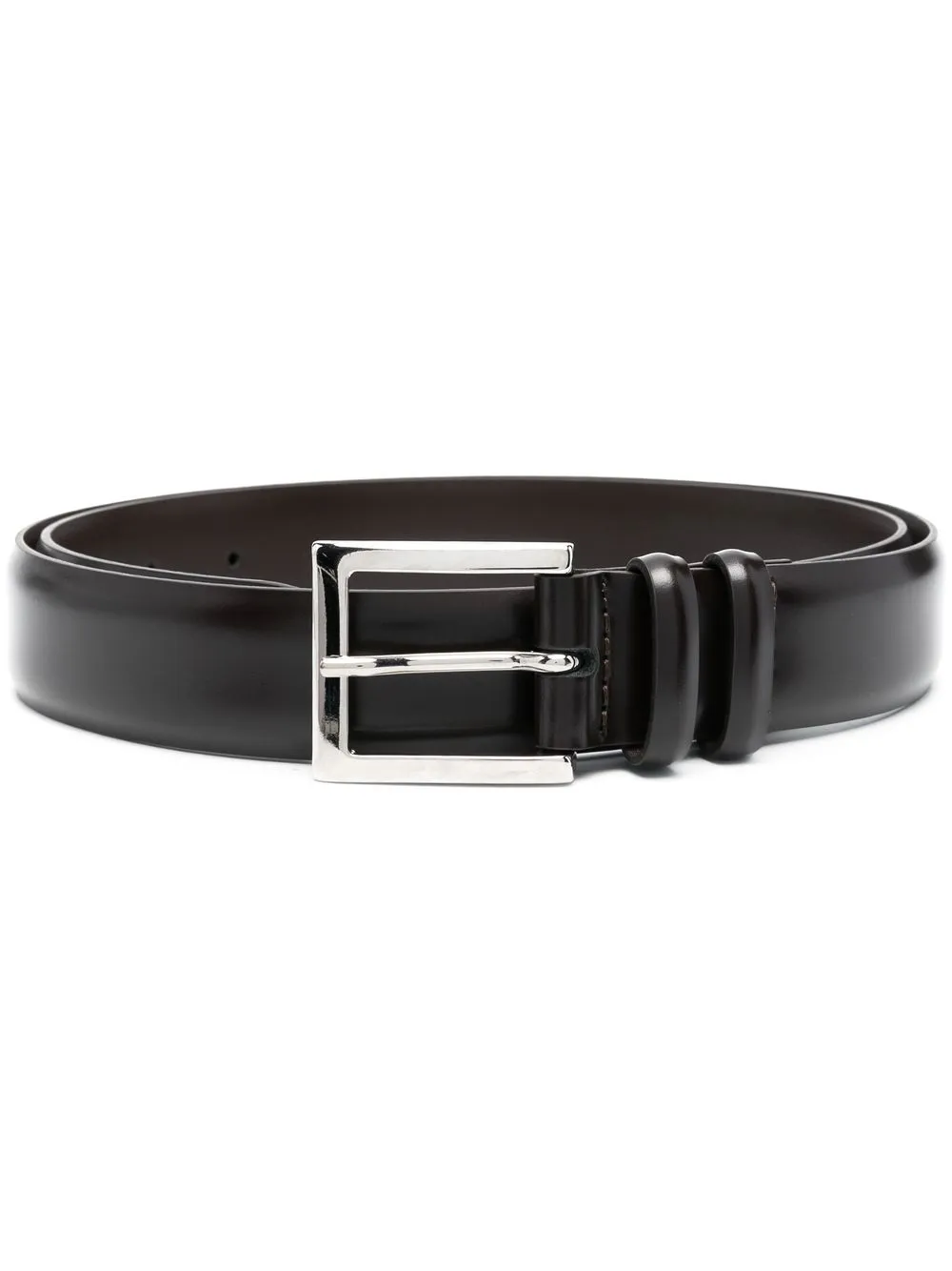 

Orciani geometric buckle belt - Brown