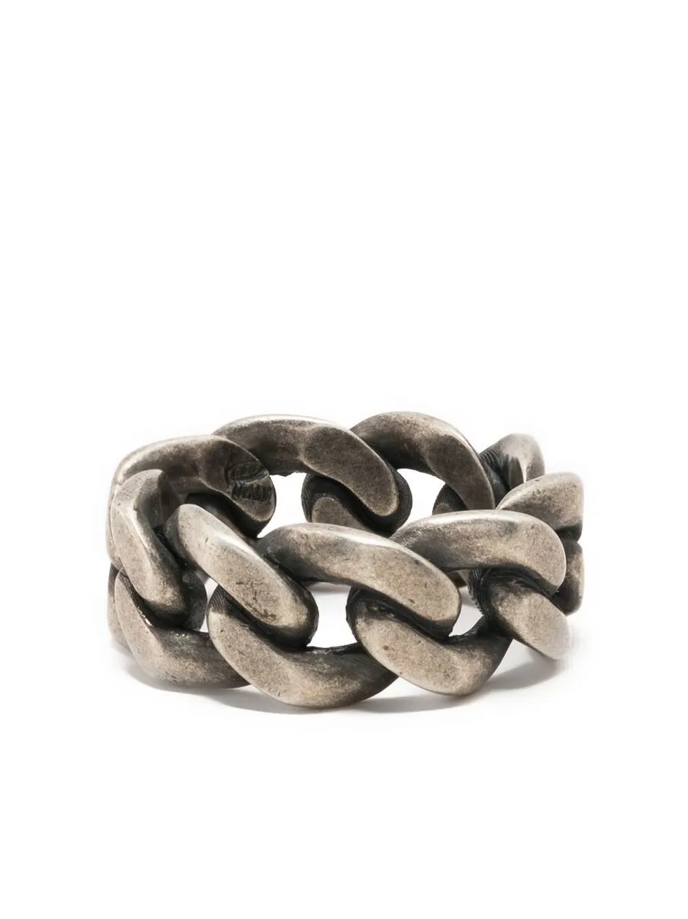 

Maison Margiela anillo con diseño de cadena - Plateado