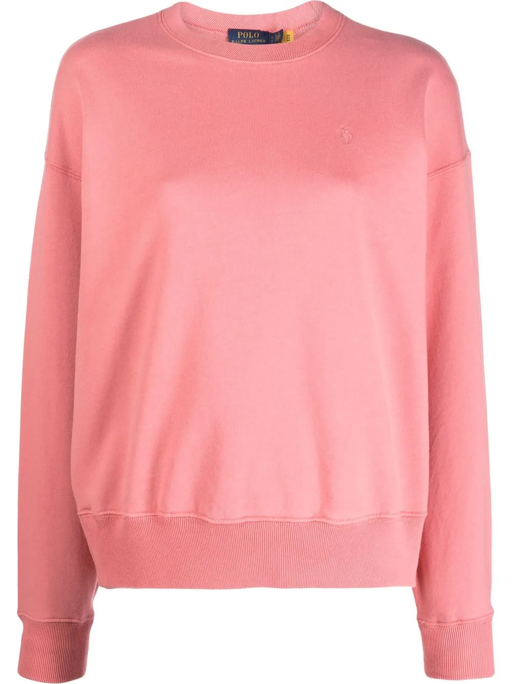 

Ralph Lauren Collection sudadera con cuello redondo y logo bordado - Rosado