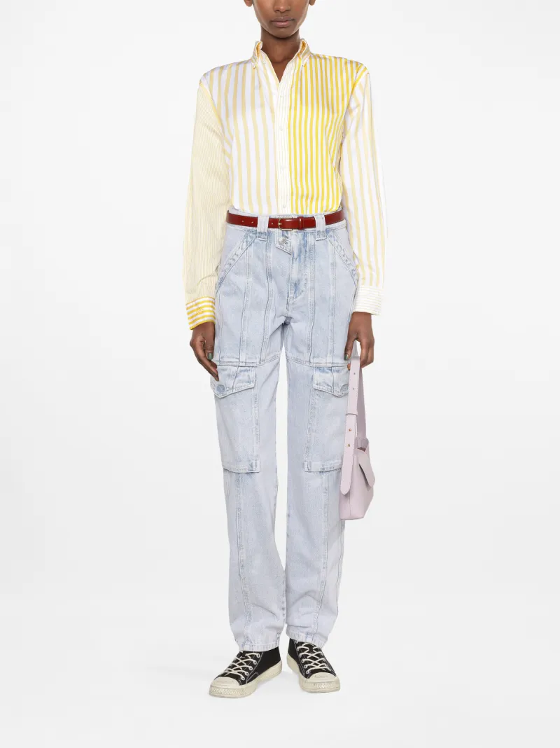 Isabel Marant Étoile Vayoneo cargo jeans blue | MODES