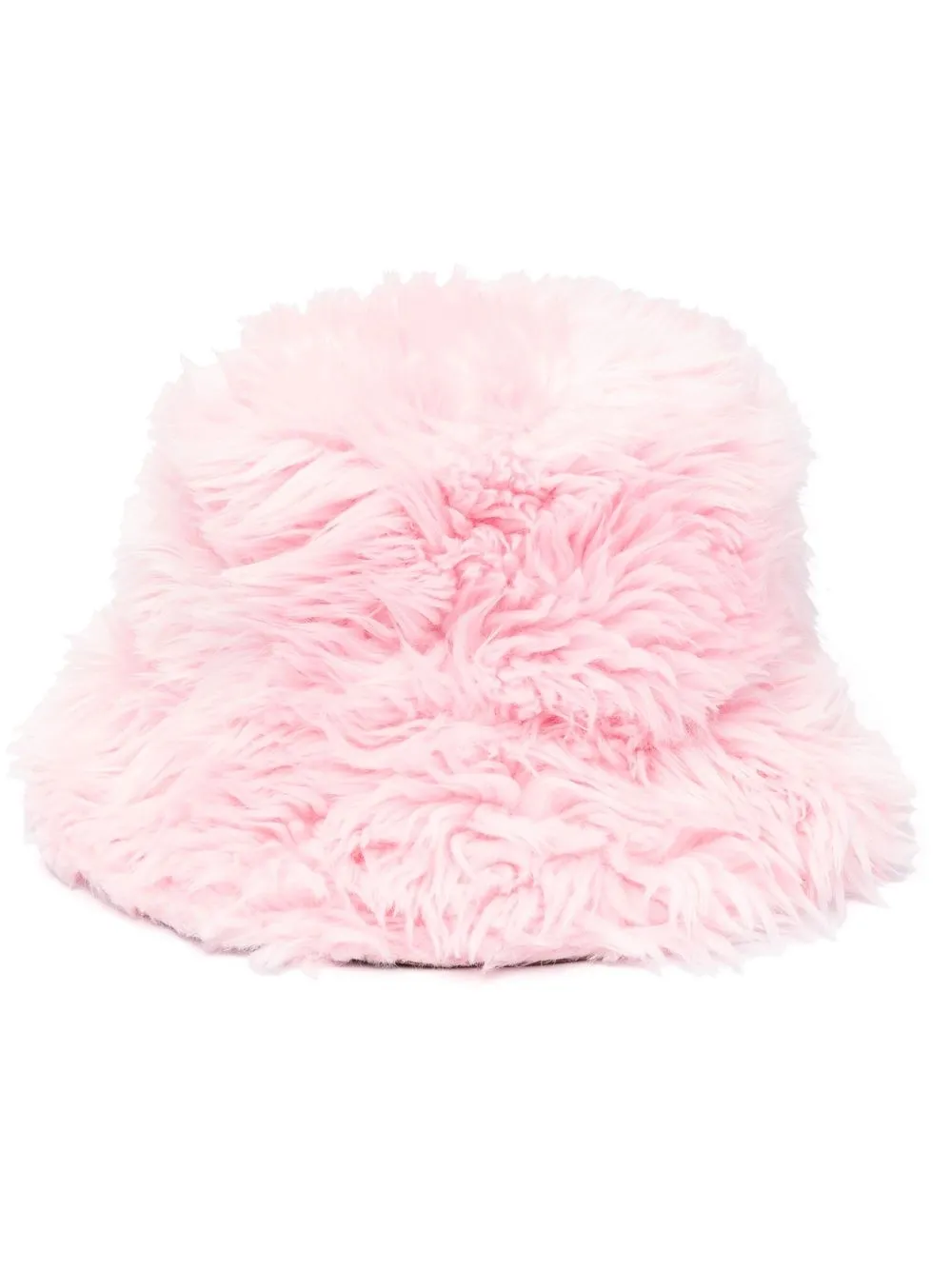 

MSGM gorro de pescador de pelo artificial - Rosado