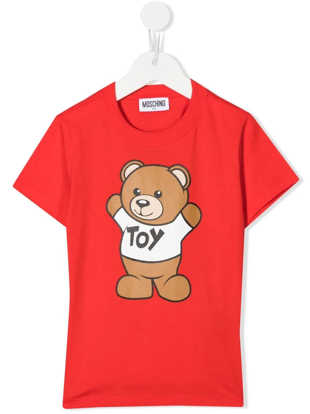 

Moschino Kids playera con motivo Teddy Bear - Rojo