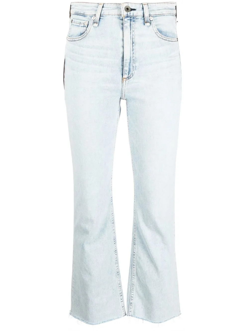 

rag & bone cropped denim jeans - Blue