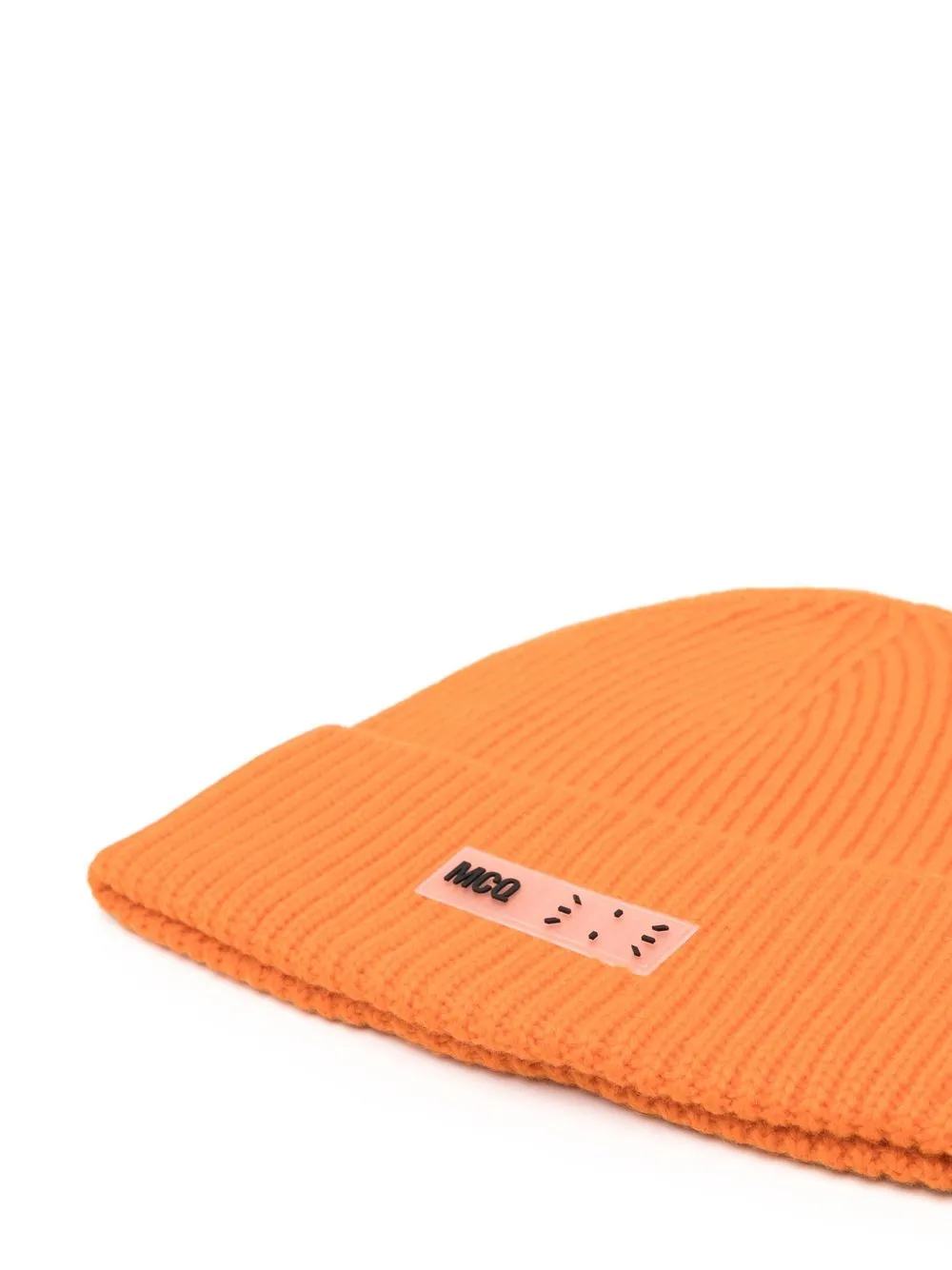 mcq-logo-patch-ribbed-knit-beanie-farfetch