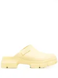 GANNI City chunky-sole mules - Yellow