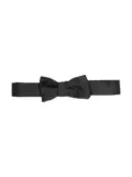 Emporio Armani Kids satin bow-detail bow tie - Black