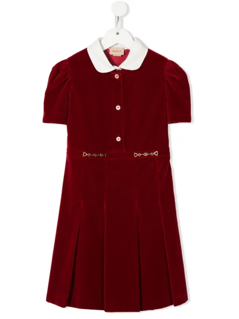 Gucci Kids logo horsebit-detail dress