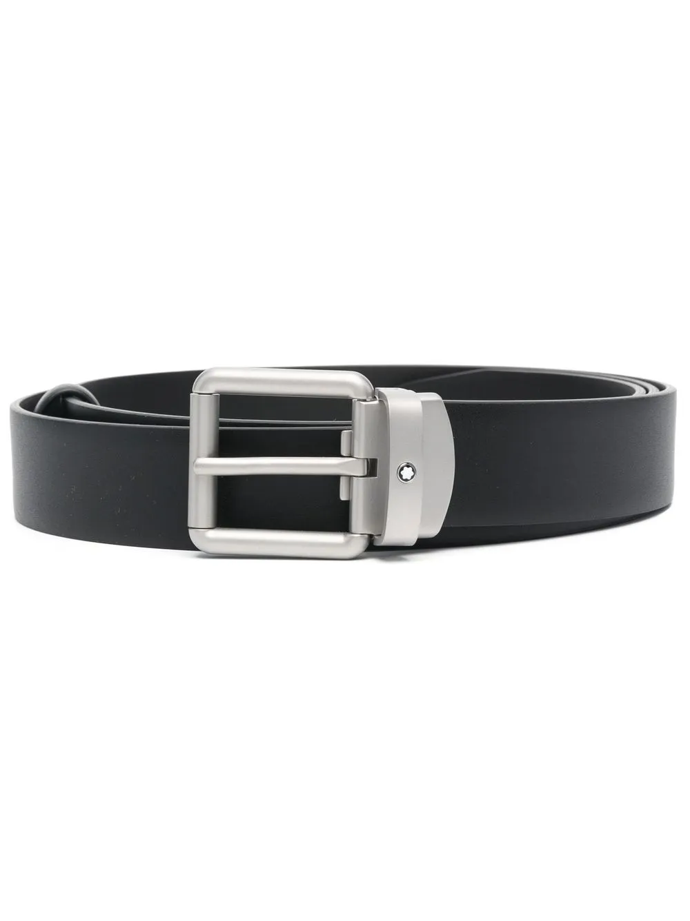 

Montblanc buckle leather belt - Black