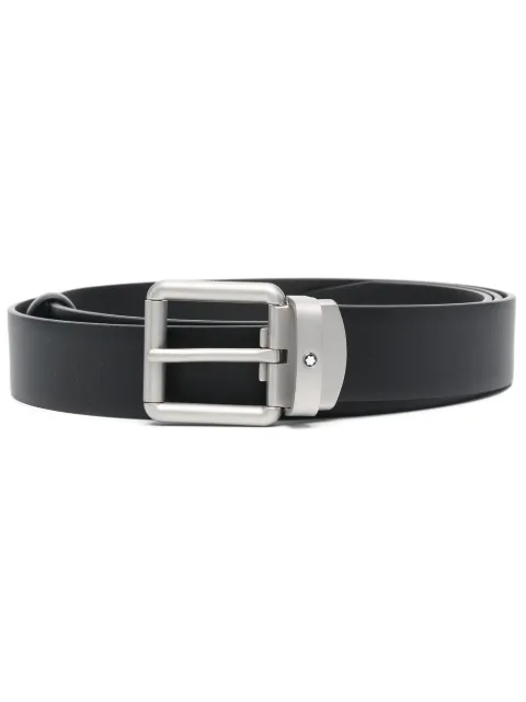 Montblanc buckle leather belt