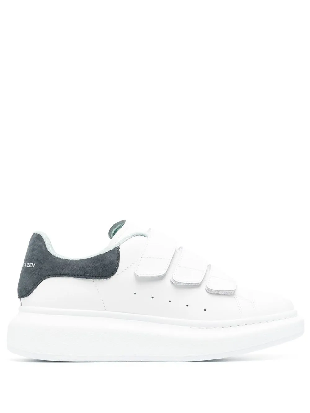 

Alexander McQueen Oversized touch-strap sneakers - White