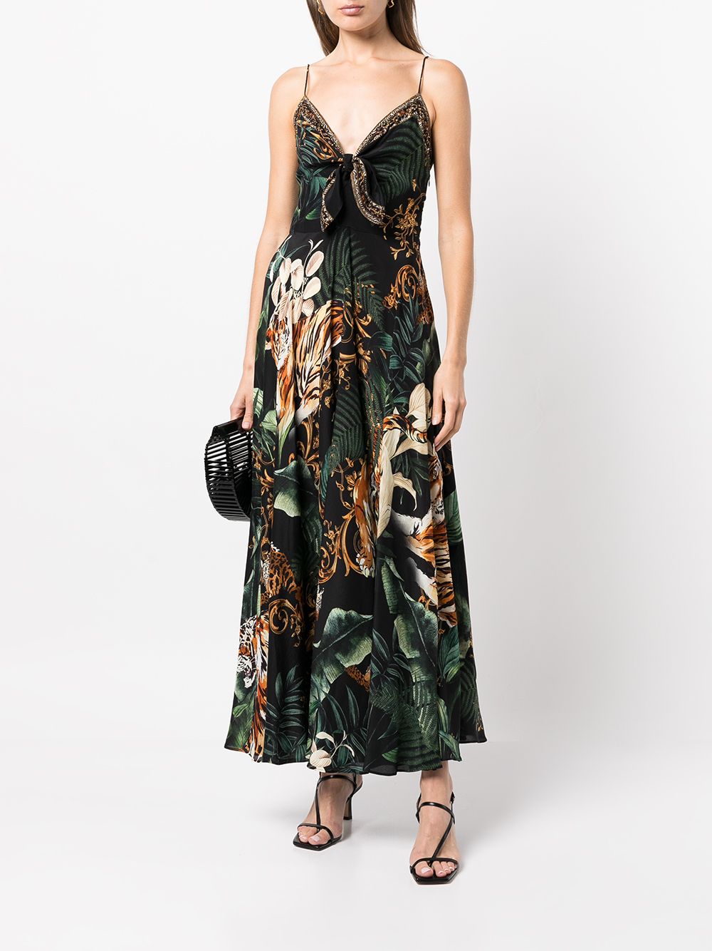 Camilla Tiger Print Maxi Dress - Farfetch