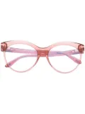 TOM FORD Eyewear cat-eye frame glasses - Pink