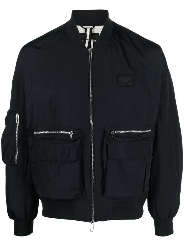 Emporio Armani logo-patch multi-pocket 
