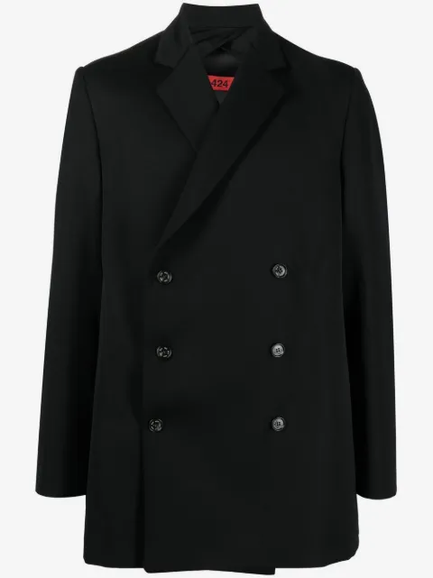 424 double breasted wool coat