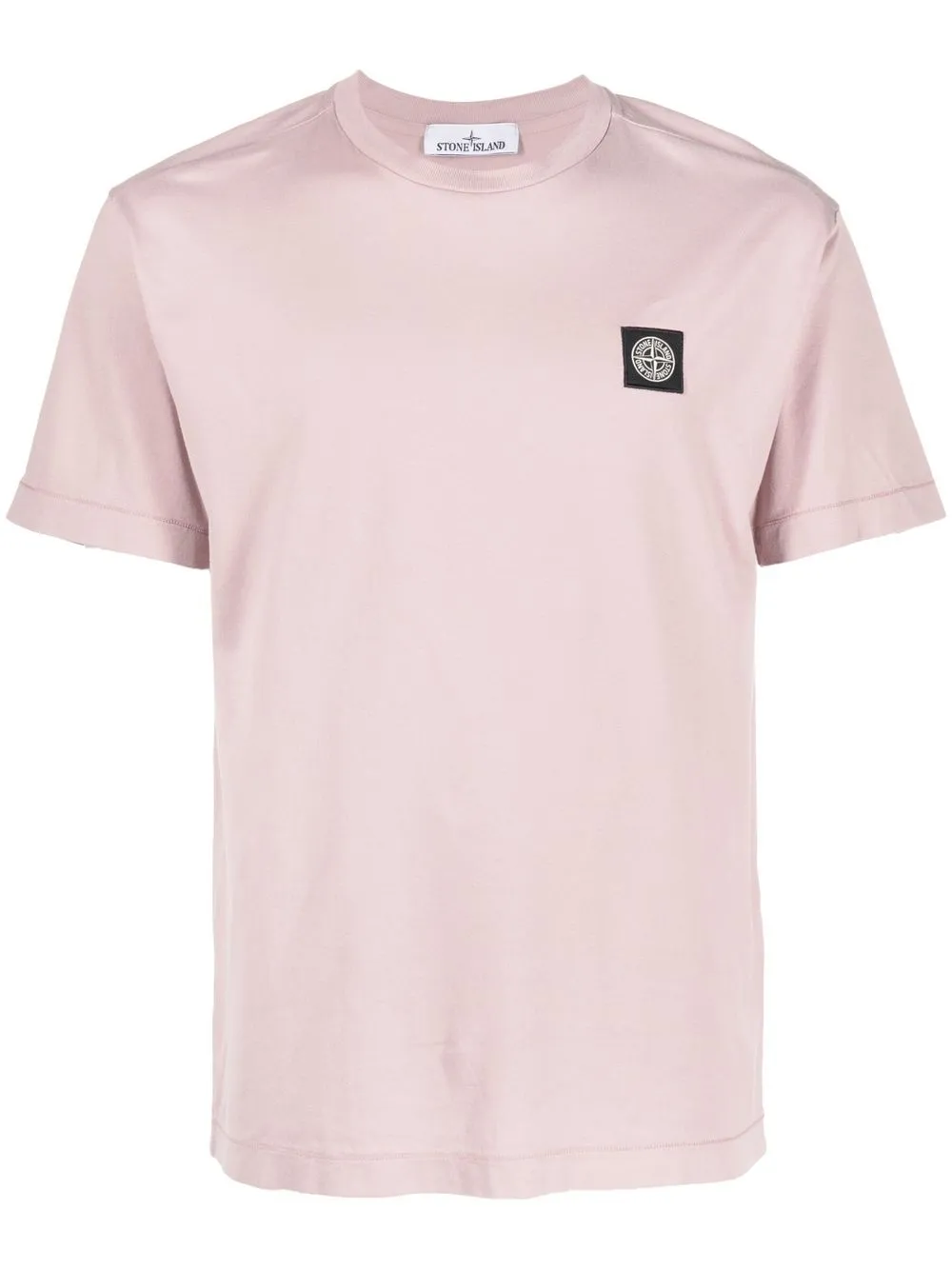 

Stone Island Compass-motif cotton T-shirt - Pink