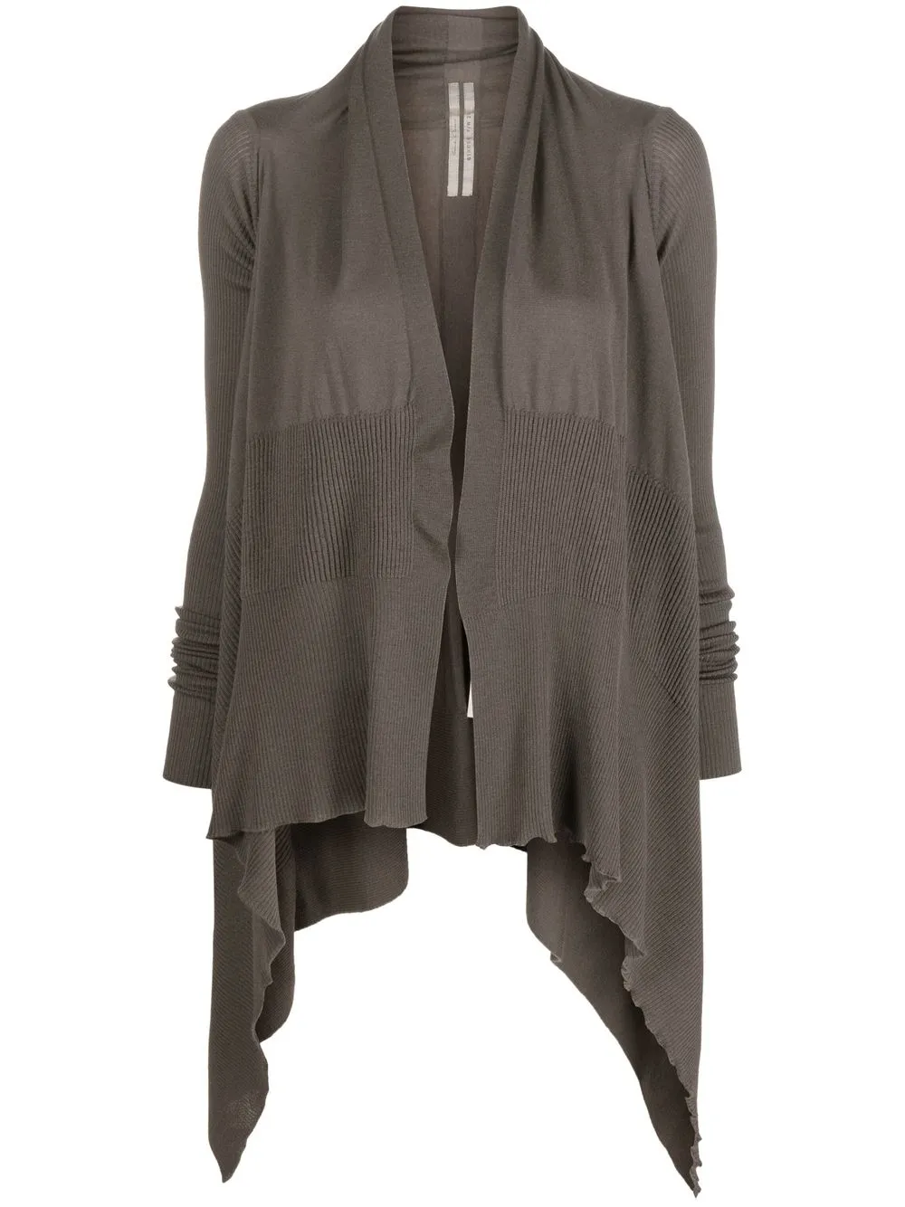 

Rick Owens ribbed-knit virgin wool cardigan - Grey