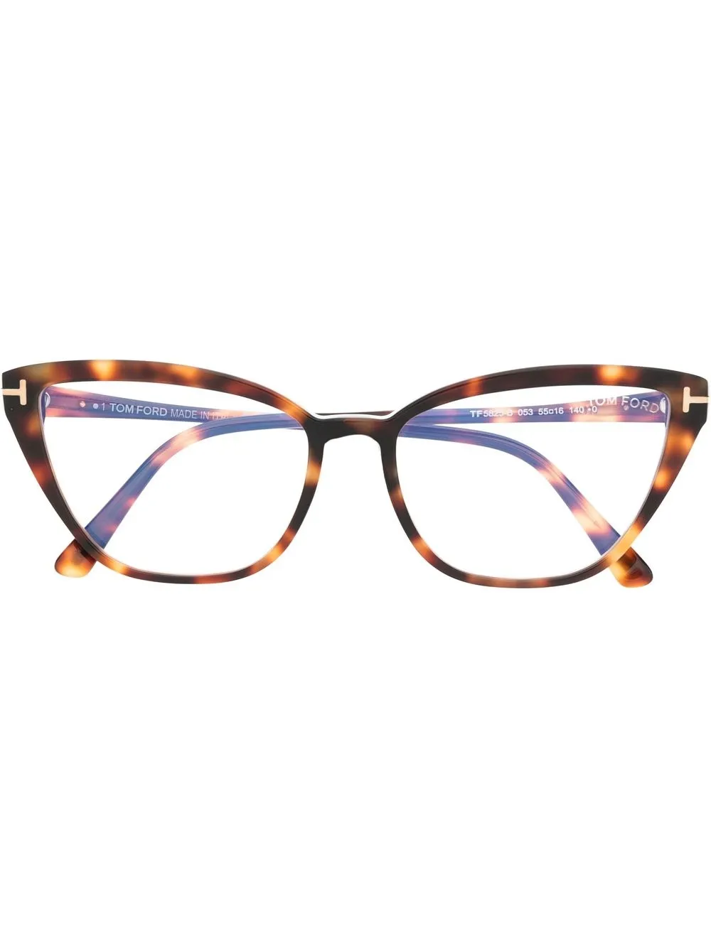 

TOM FORD Eyewear lentes con armazón cat eye - Marrón