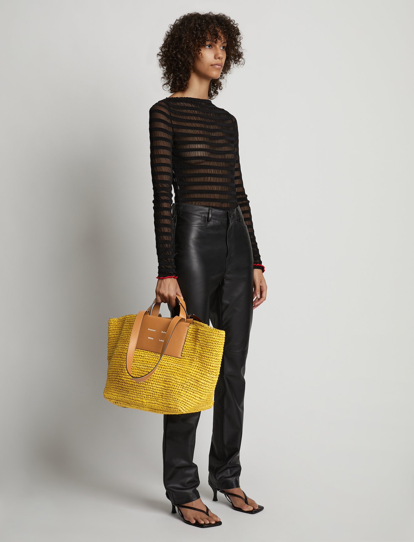 Large Morris Raffia Tote #2