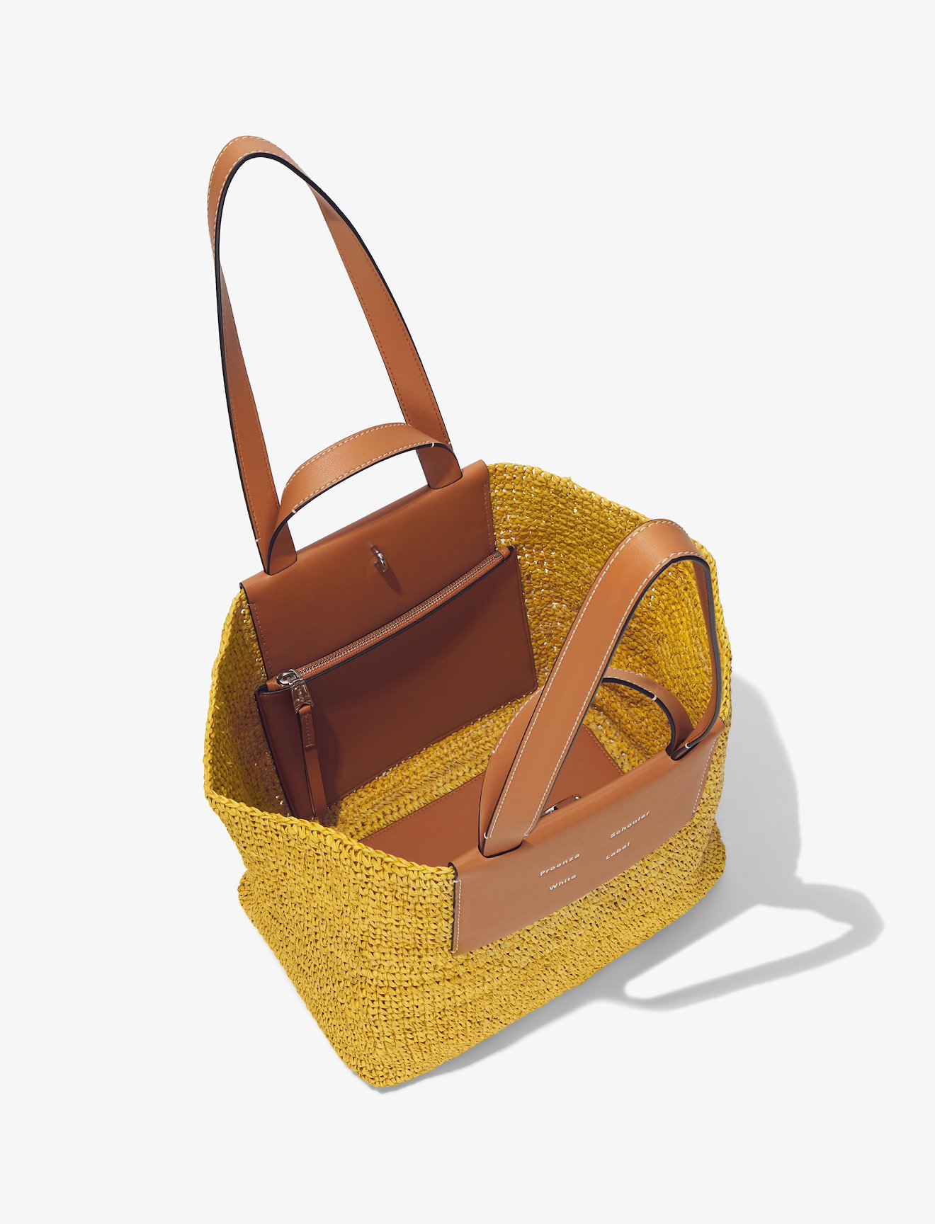 Large Morris Raffia Tote #4