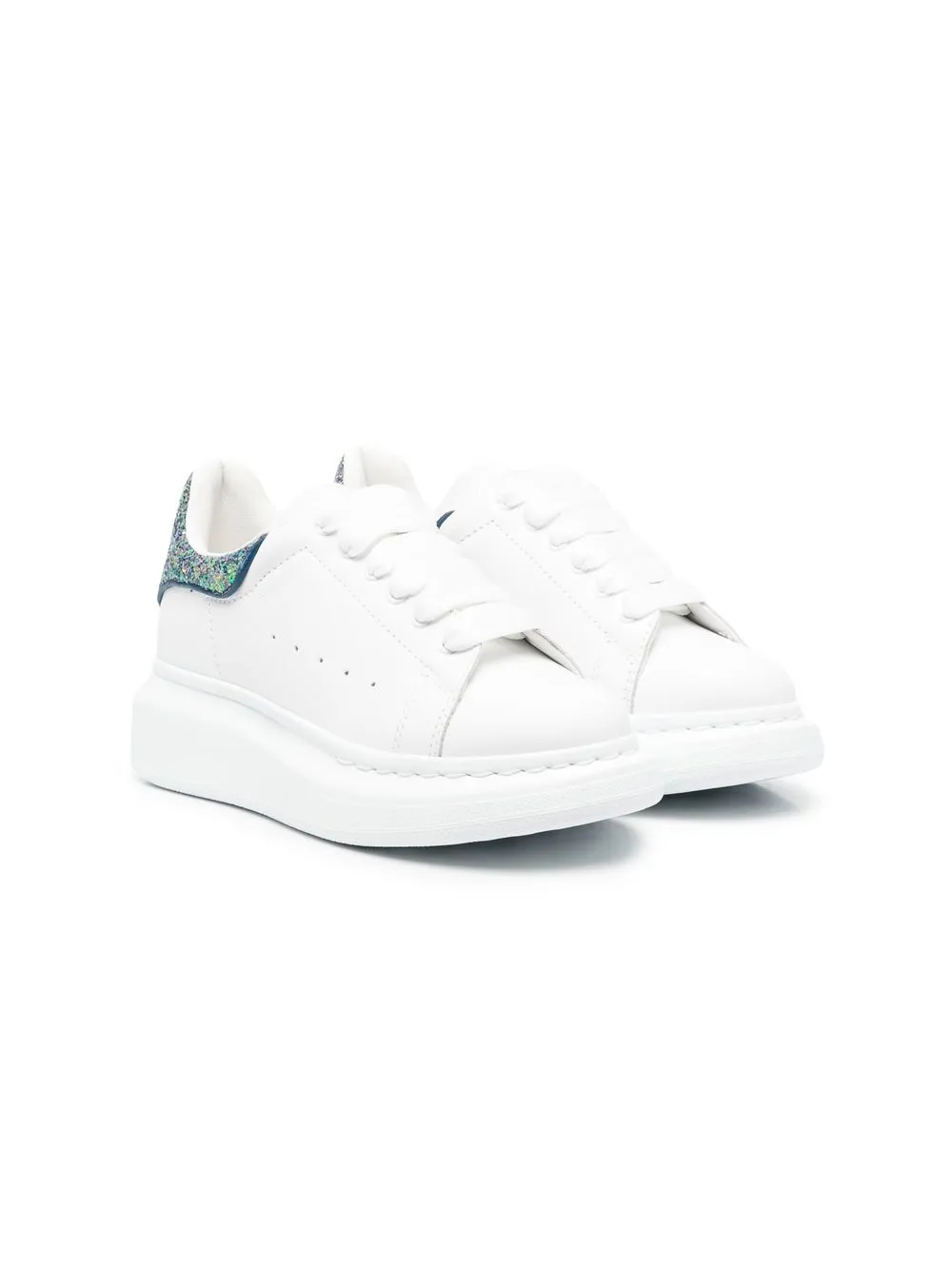 

Alexander McQueen Kids Oversized logo-detail sneakers - White