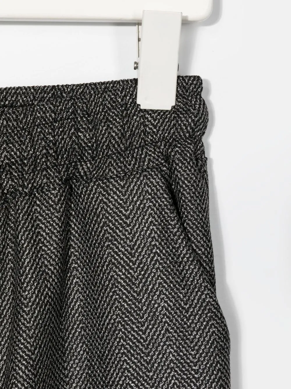  Msgm Kids Hose Mit Zickzackmuster   Grau 