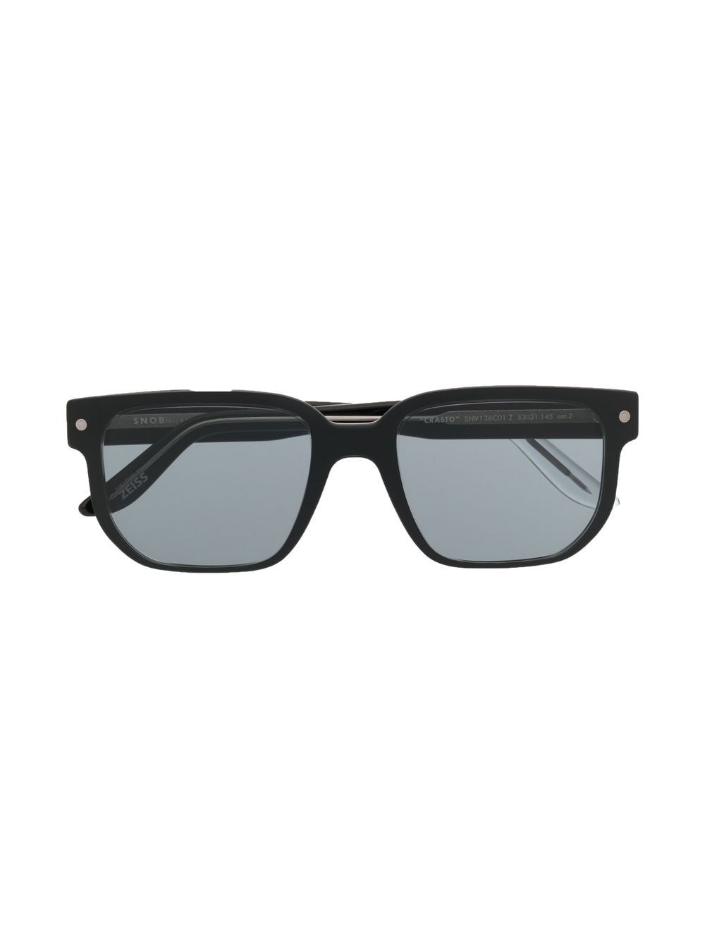 Shop Snob Double Lens Glasses In Schwarz