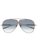 VALENTINO GARAVANI EYEWEAR pilot-frame sunglasses - Gold