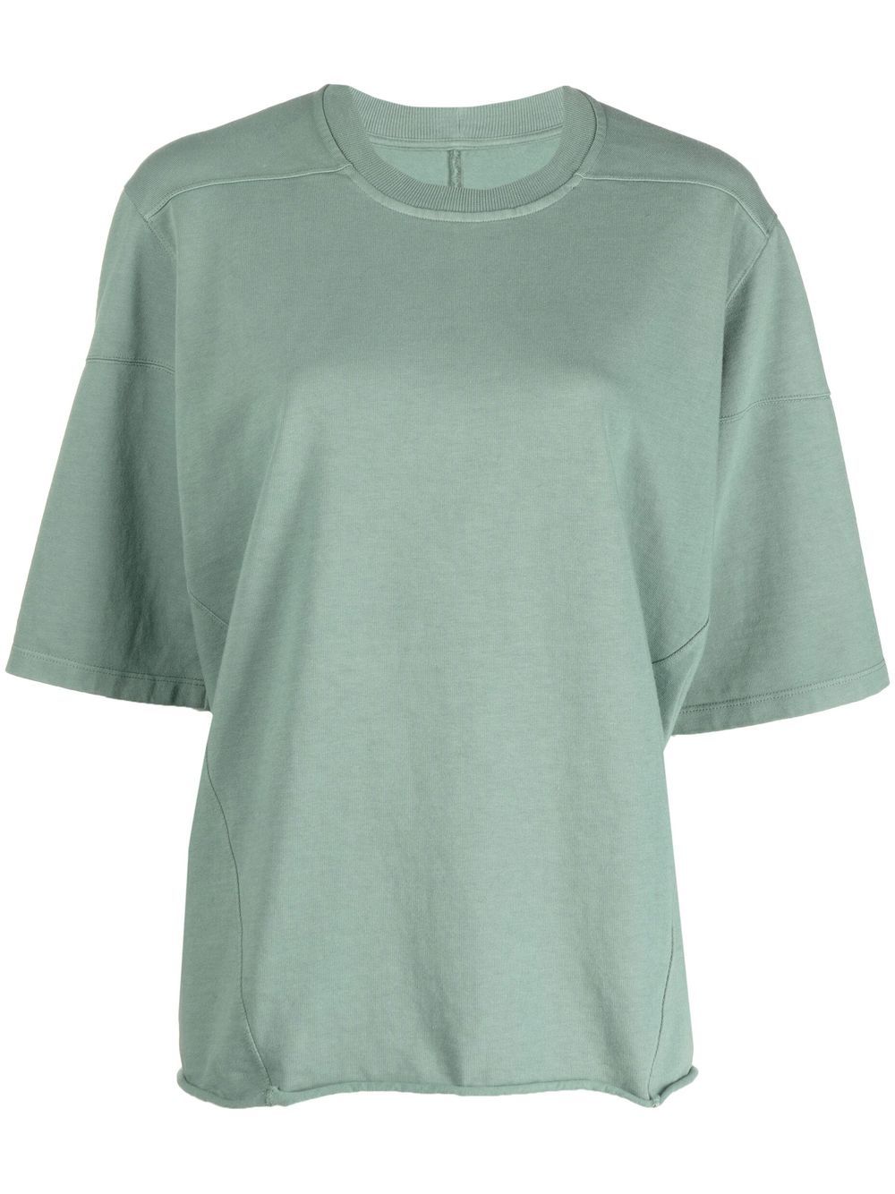 

Rick Owens DRKSHDW playera manga corta con paneles - Verde