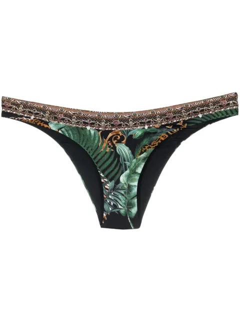 Camilla tiger-print bikini bottoms