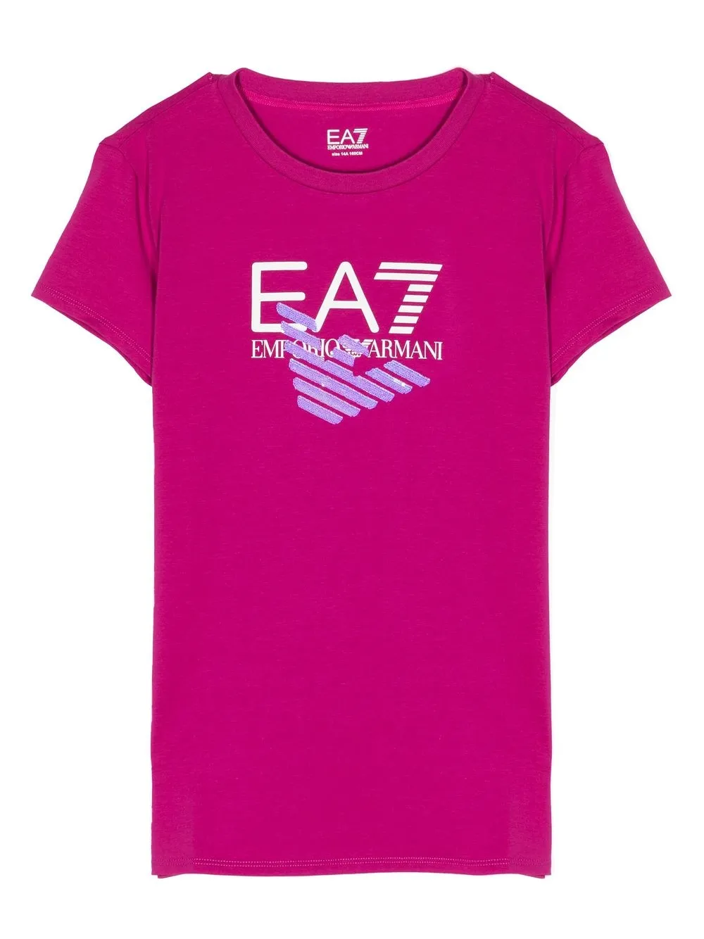 

Emporio Armani Kids logo-print T-shirt - Pink