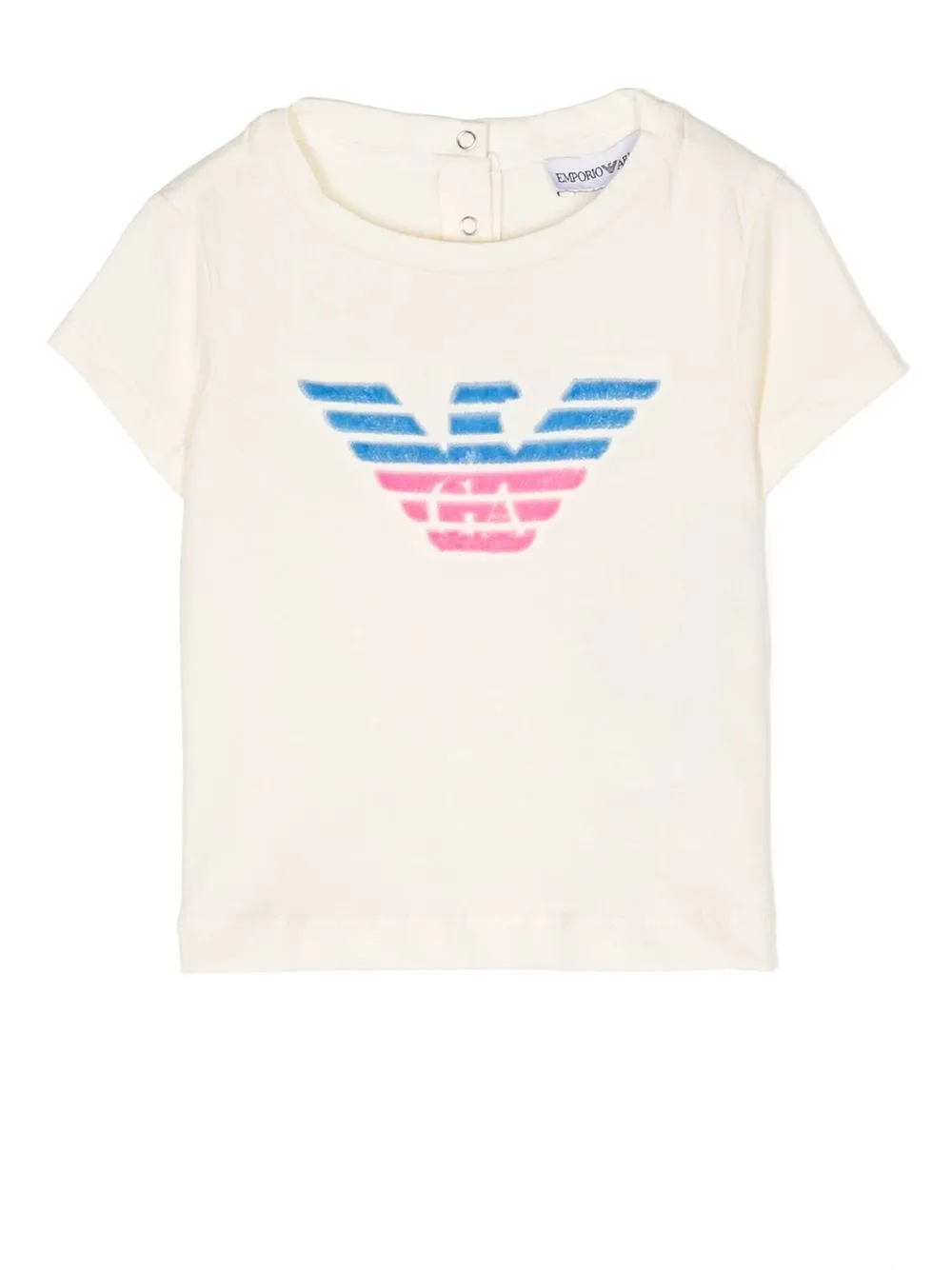 

Emporio Armani Kids logo-print T-shirt - Neutrals