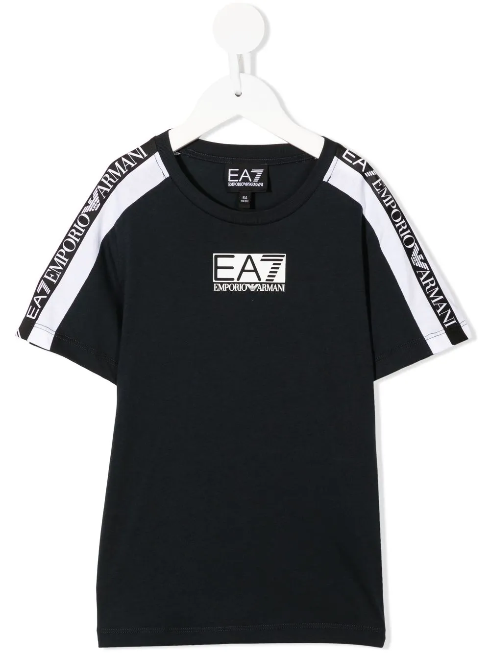 

Emporio Armani Kids logo-print short-sleeve T-shirt - Blue