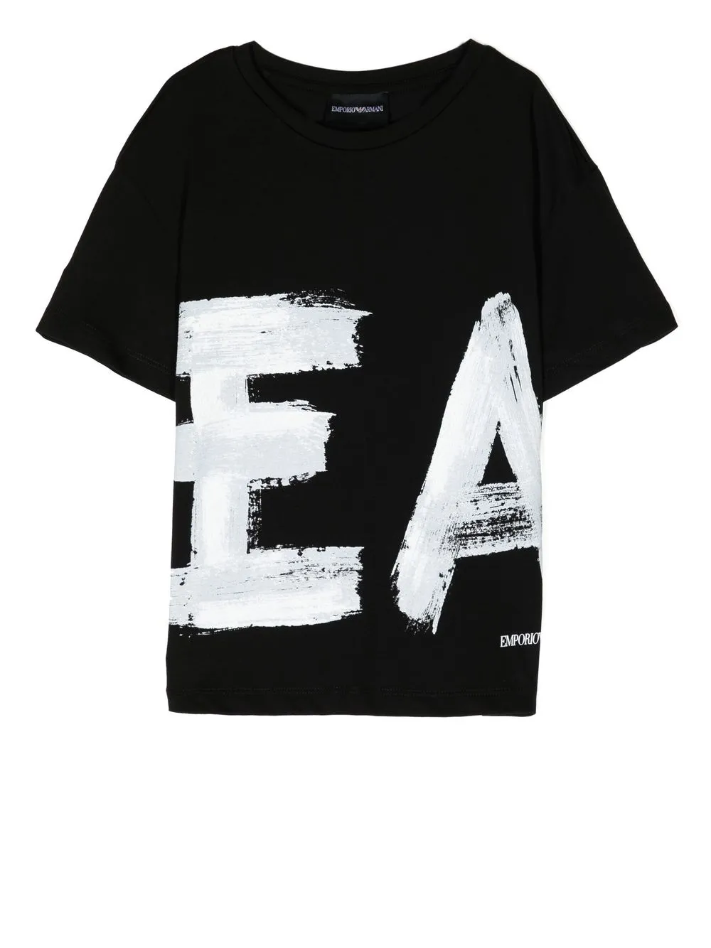 

Emporio Armani Kids logo-print short-sleeve T-shirt - Black