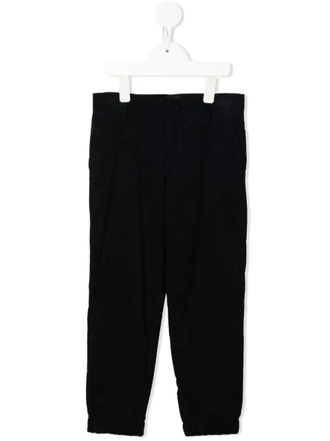 Emporio Armani Kids pantalones rectos de canalé 