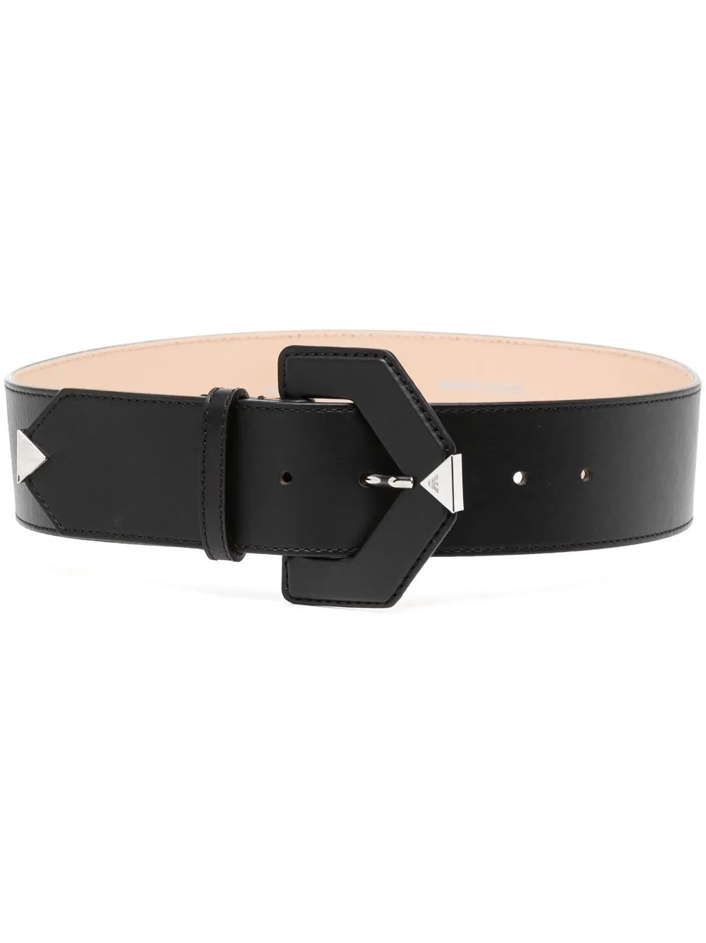 

Emporio Armani triangular buckle belt - Black