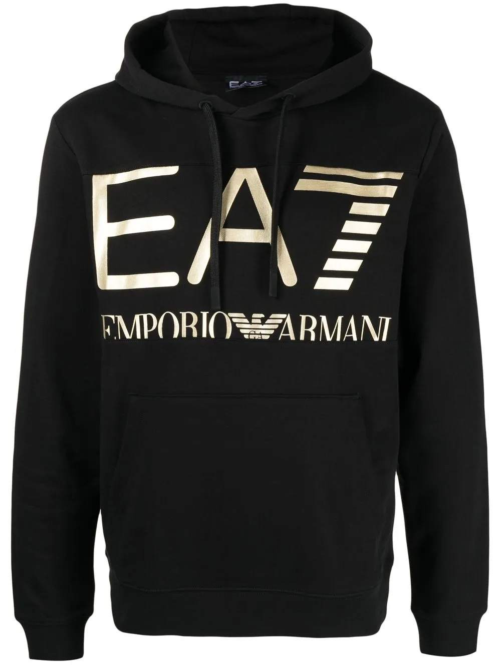 

Ea7 Emporio Armani logo-print hoodie - Black