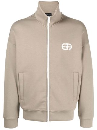 Armani zip up on sale sweater