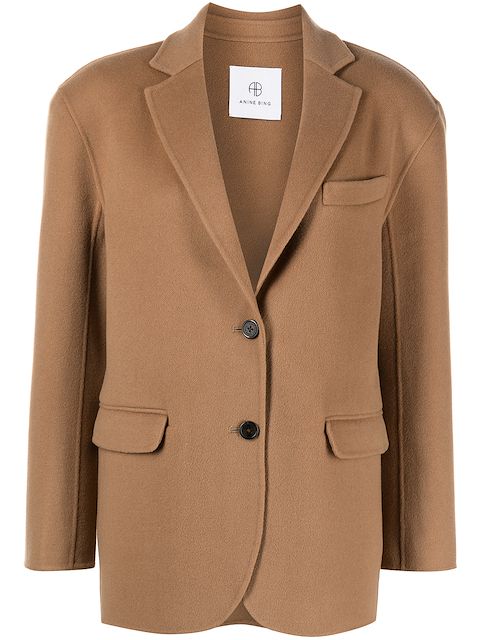 ANINE BING Quinn single breasted blazer