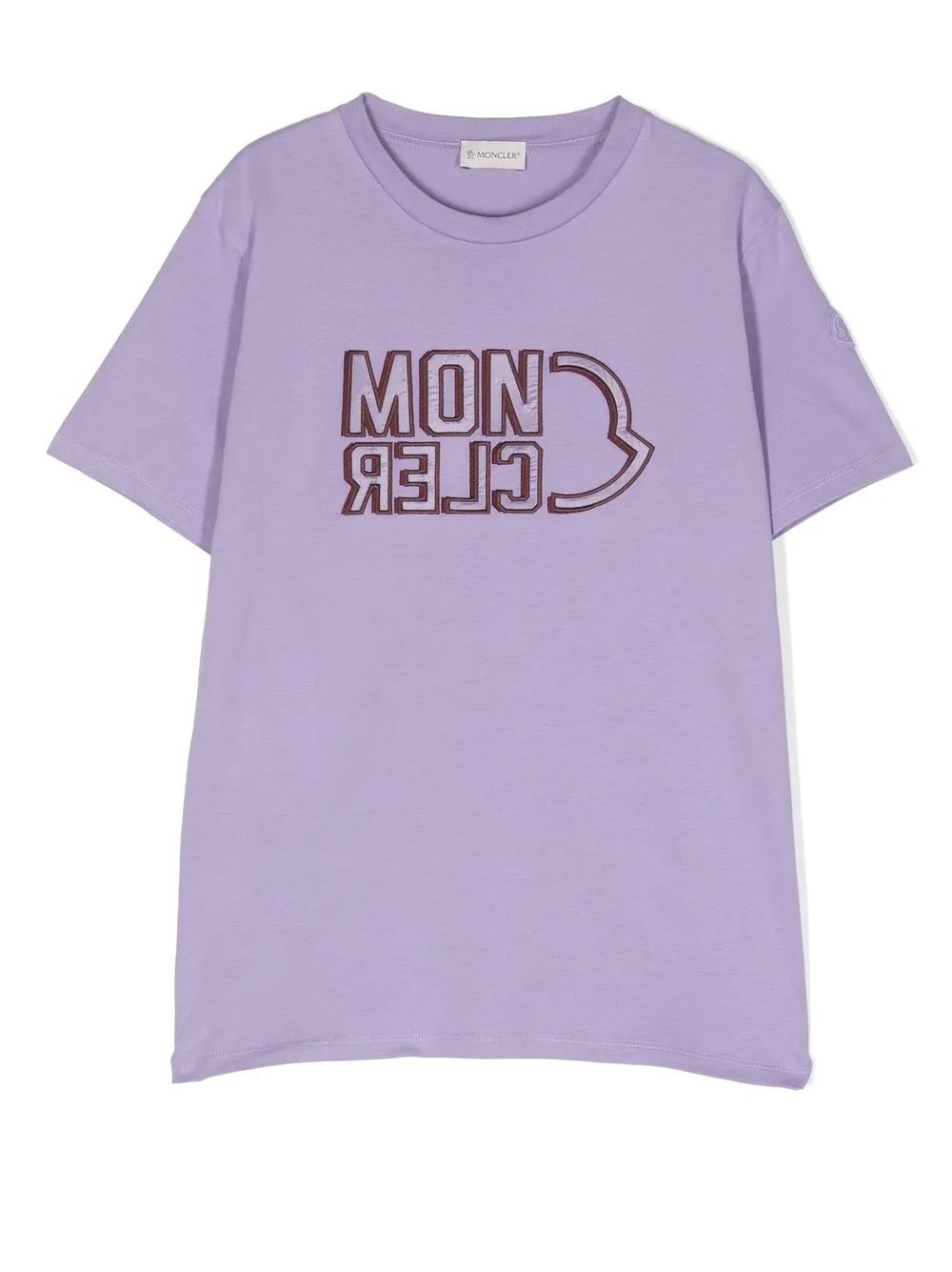 

Moncler Enfant TEEN logo-embroidered T-shirt - Purple