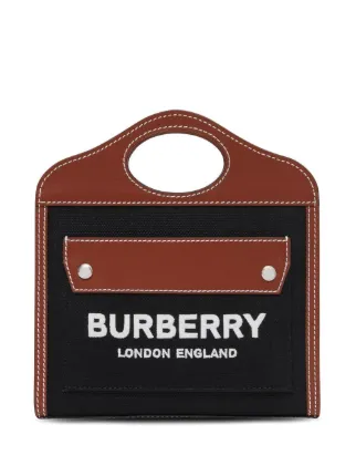 BURBERRY バーバリー ポケットバッグ 2WAYショルダー ハンドバッグ 