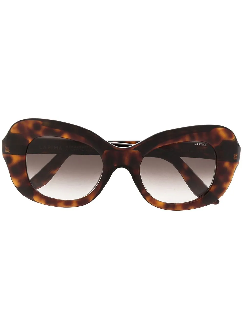 

Lapima lentes de sol con armazón estilo mariposa - Marrón